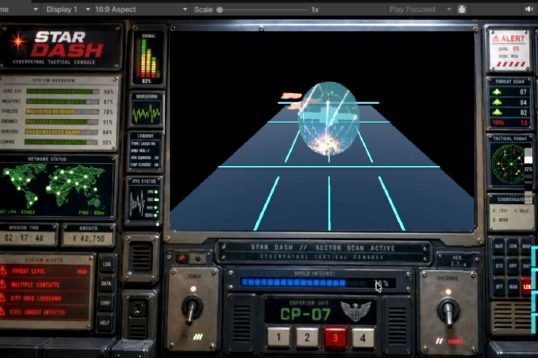 Stardash running on MAGE Unity